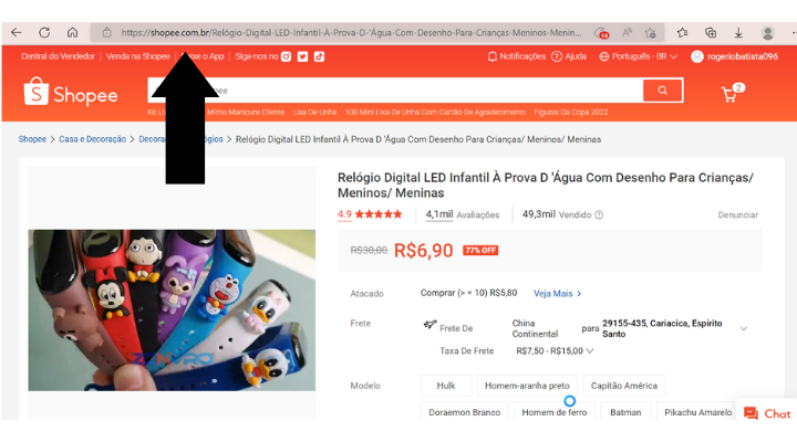 como pegar link de afiliado da shopee