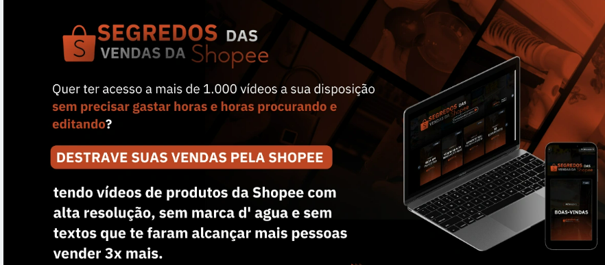 O segredo das vendas da shopee