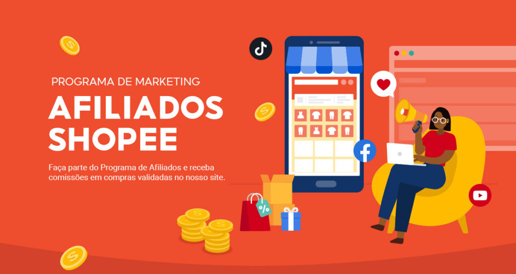 como pegar link de afiliado da shopee